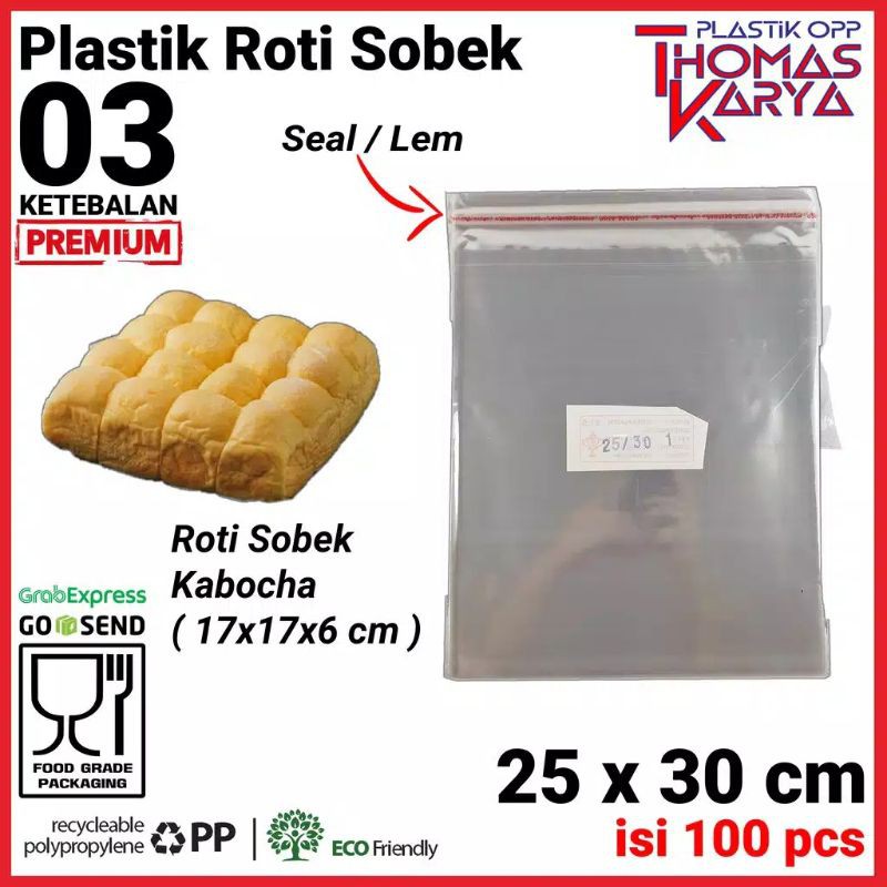 

25x30 CM Plastik OPP TEBAL | Plastik Baju anak | Plastik OPP Seal | Plastik Kaca |Plastik Lem Roti