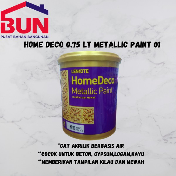 

HOME DECO 0.75 LT METALLIC PAINT