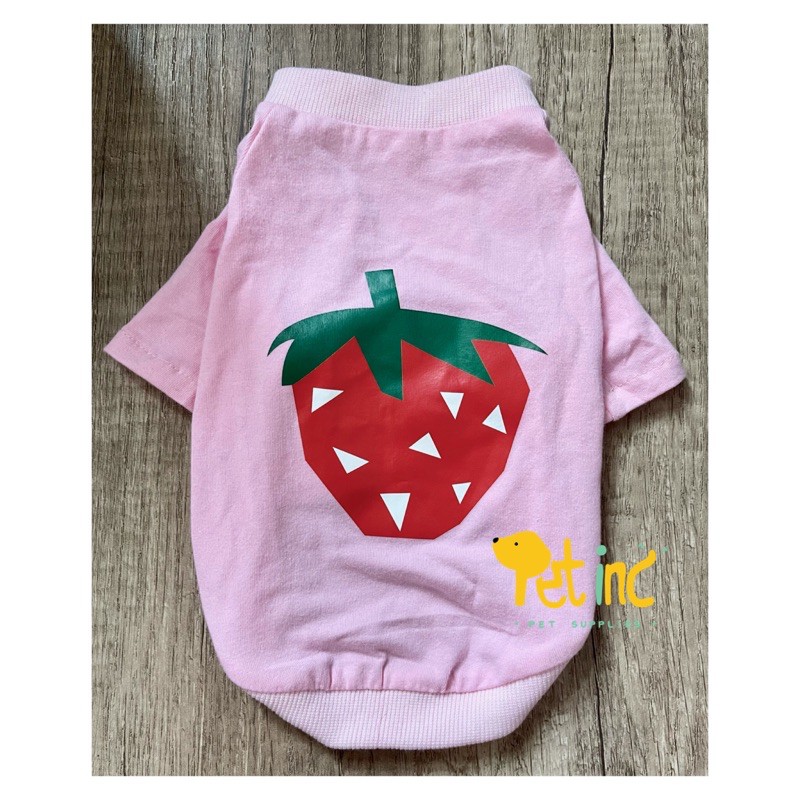 SALE LAST PIECE Strawberry fruit pink top