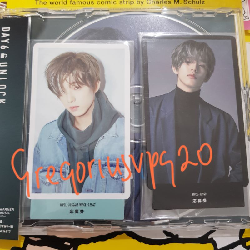 day6 pc / photocard jae unlock reguler & limited