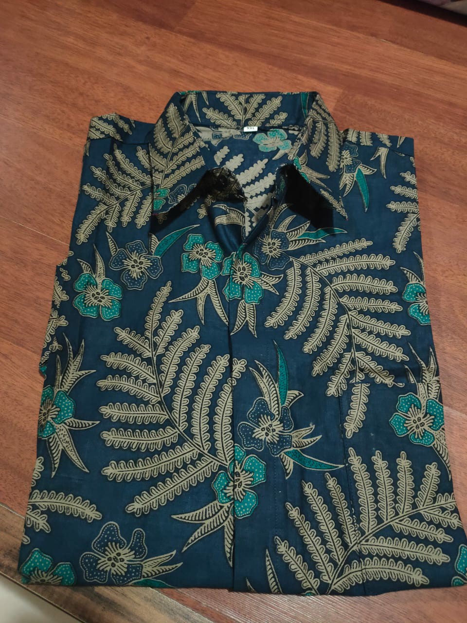 Kemeja Pria Batik Big Size 4l-5l Lengan Pendek Atasan Baju Hem Batik Jumbo Ukuran Besar Atr