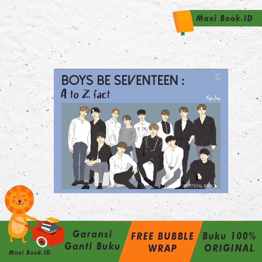 Promo - Buku Kpop / Buku Korea / Boyband / Boys Be Seventeen  : BOYS BE SEVENTEEN: A to Z Fact