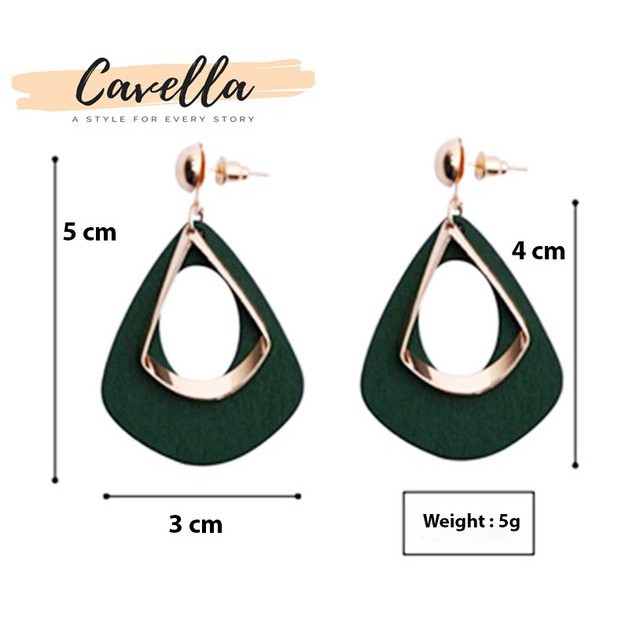 Premium Earring Anting by Cavella - Model : Ahuva - ER001