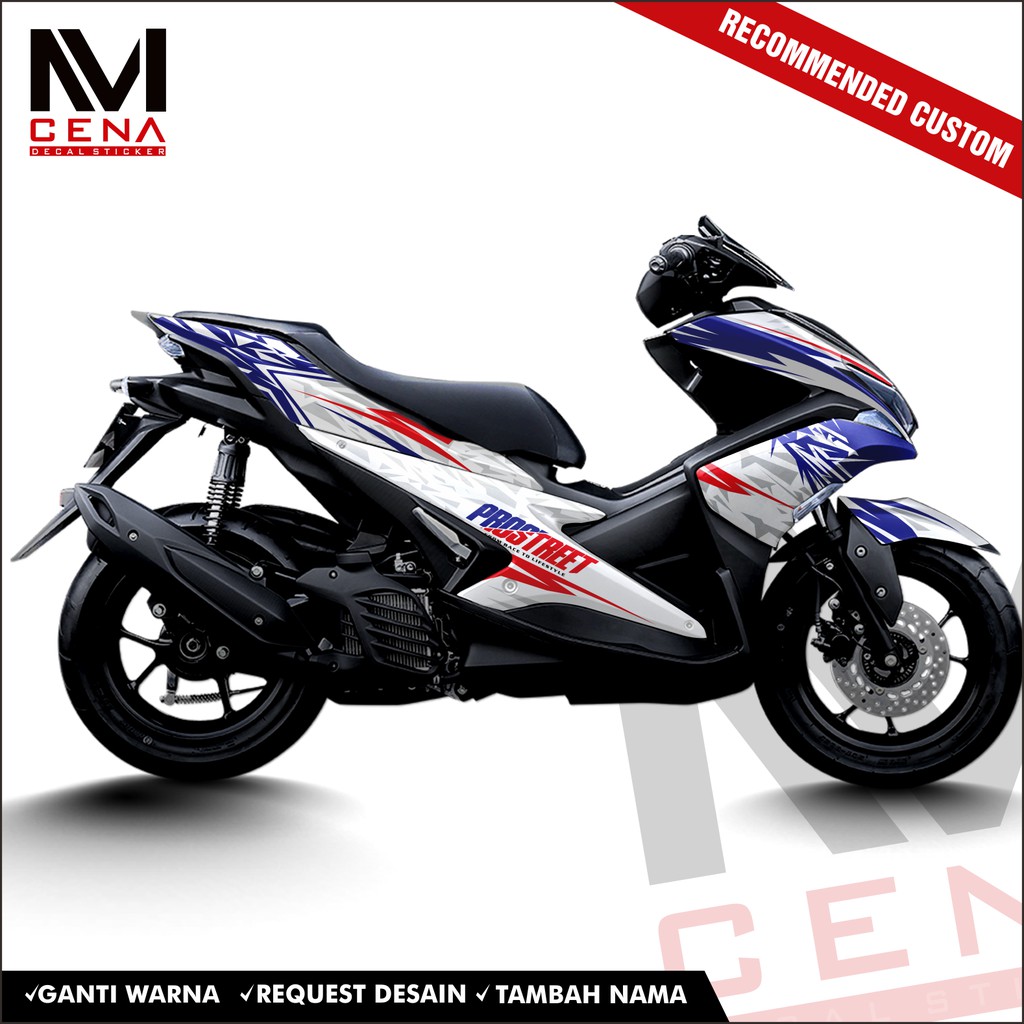 Sticker Striping Decal Aerox 155 full body sticker aerox prostreet custom