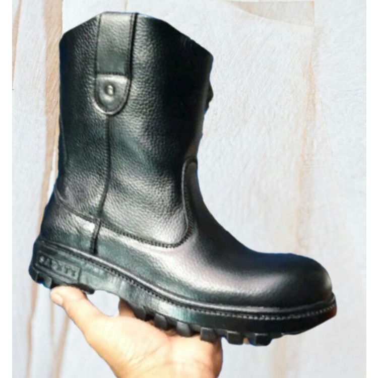 Sepatu Safety Ujung Besi Rroyek Kulit Sapi Asli Pria Kings Boots Original Kontaktor Lapang Terbaru 100% Banten Jakarta Lampung  Tangerang Karawang