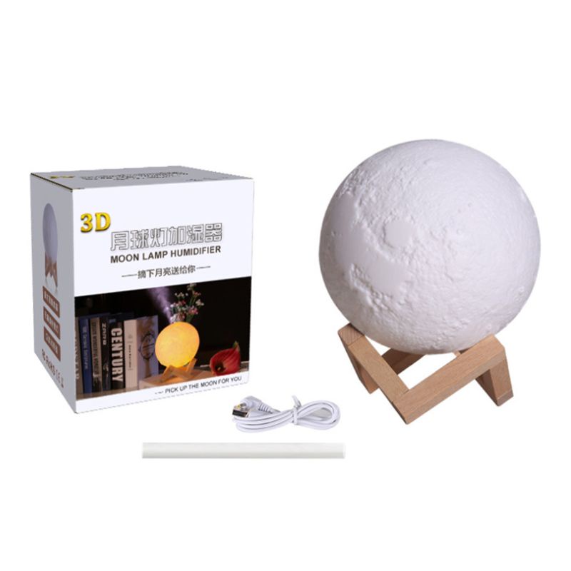 Humidifier Diffuser Bulan Essentail Oil Aromaterapi