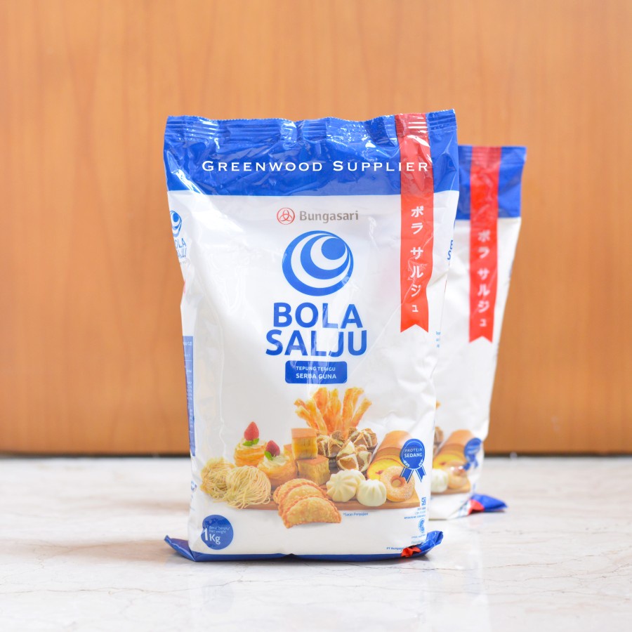 

Bola Salju Tepung Terigu Serba Guna - 1KG [Protein Sedang]