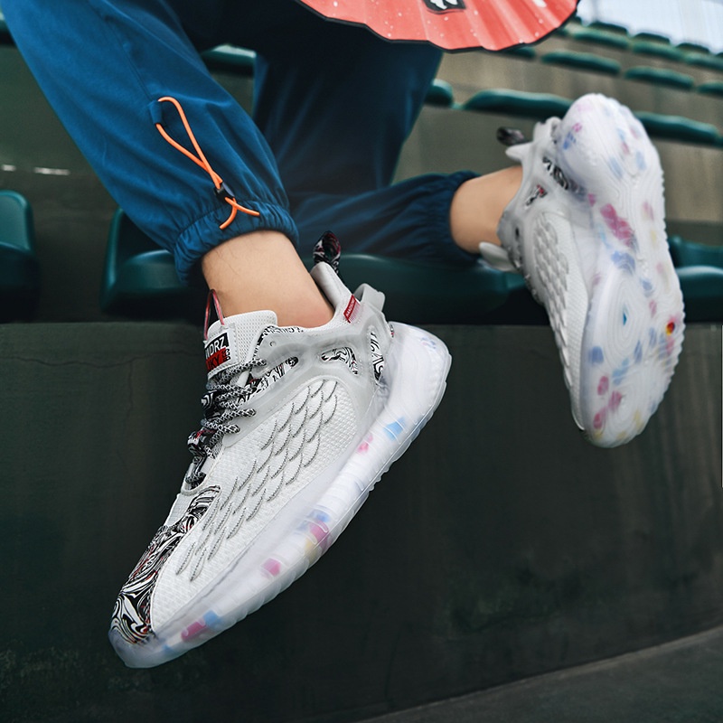 Kelapa Sepatu Sepatu Fashion Pria Nasional Fashion Hitam Warrior Pria Kasual Sepatu Olahraga Sepatu 