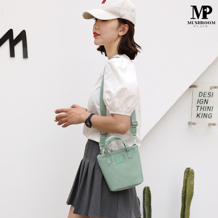 Hand Bag Wanita Pastel Multifungsi bisa Selempang Model Korea - Tas Tangan Imut Cewek Polos - Slingbag Import Perempuan Masa Kini 2023