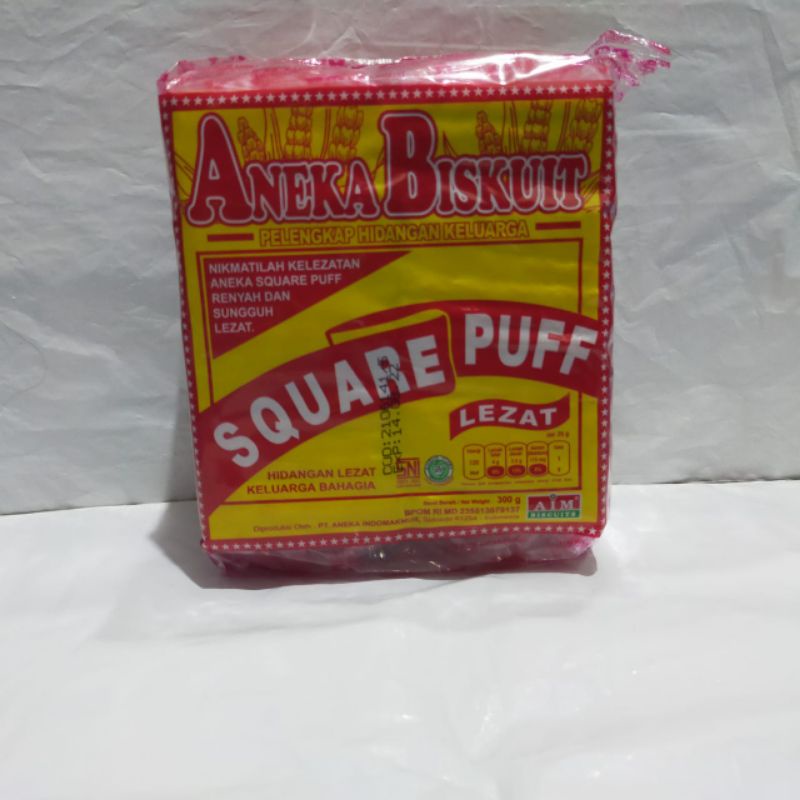 

AIM Aneka Biskuit Square Puff 300gr