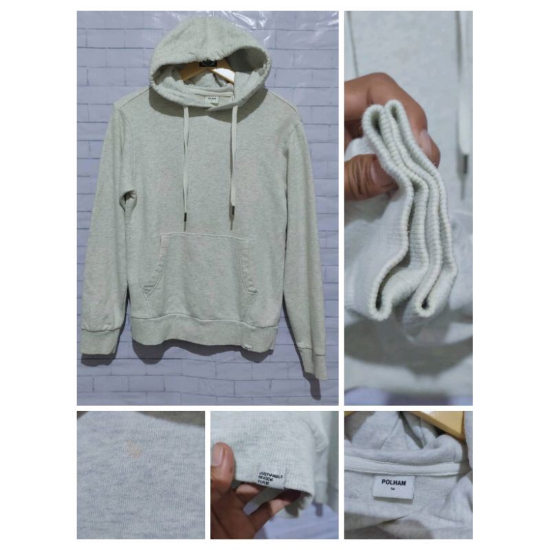 Hoodie Polham Misty White