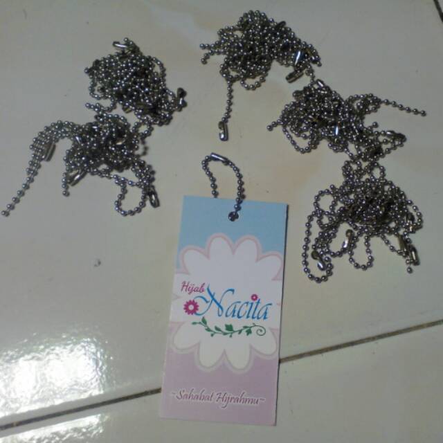 

Rantai untuk hang tag atau bisa di pakai y lain