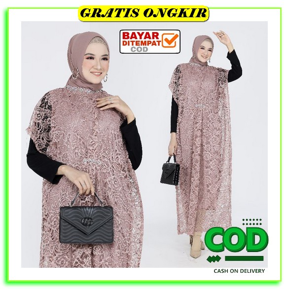 Baju Kaftan Dress Terbaru 2022 Modern Lebaran Mewah Outfit Of The Day 9623# Fashion Muslim/Muslim//K