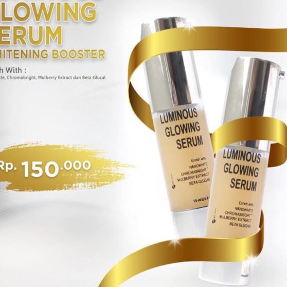 READY ✅Luminous glowing serum ms glow/ whitening booster msglow / lifting / acne / gold / wcd / dte 