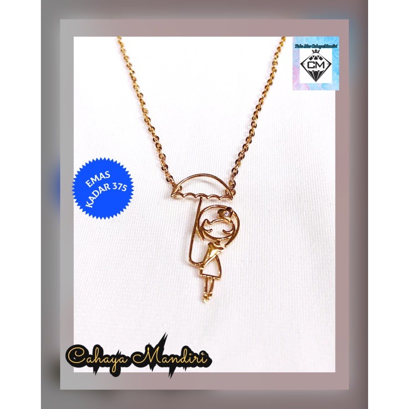 Kalung Emas Kadar 375 (8K) Berat 2,5 Gram