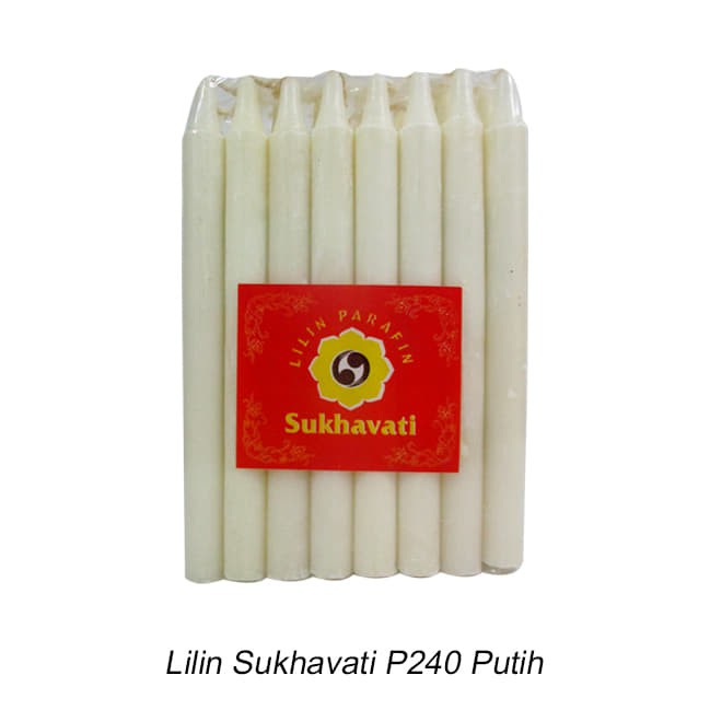 Lilin sembahyang Sukhavati Putih