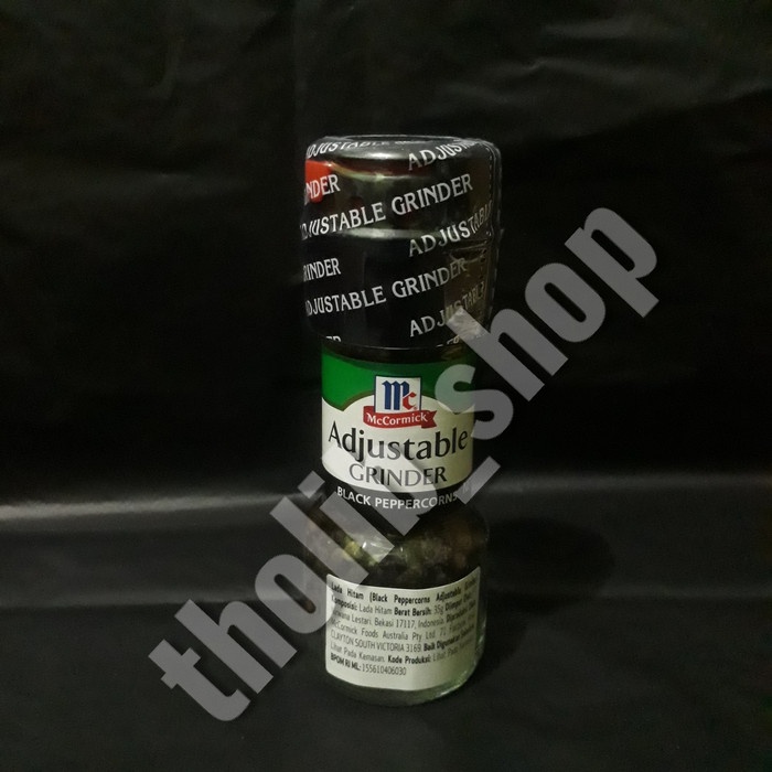 

Mc cormick black peppercorns adjustable grinder 35 gram