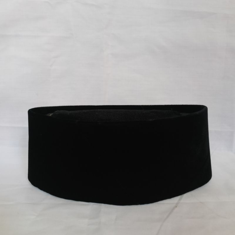 Peci hitam polos ac ukuran jumbo 11,12,13,14