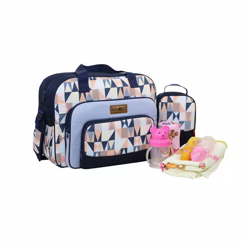 B2T1305 Baby 2 Go Diapers Bag + Cooler Bag Diamond Series