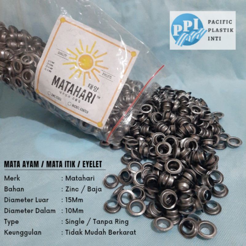 Mata Ayam / Eyelet / Mata Itik Zinc 10mm