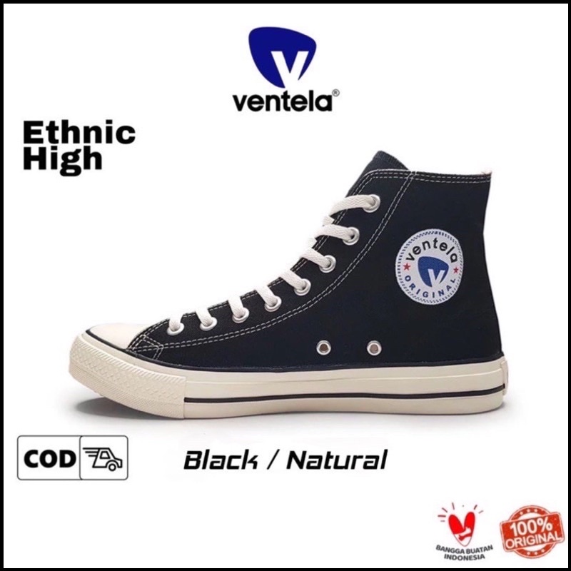 Ventela Ethnic High Black Natural [OFFICIAL]