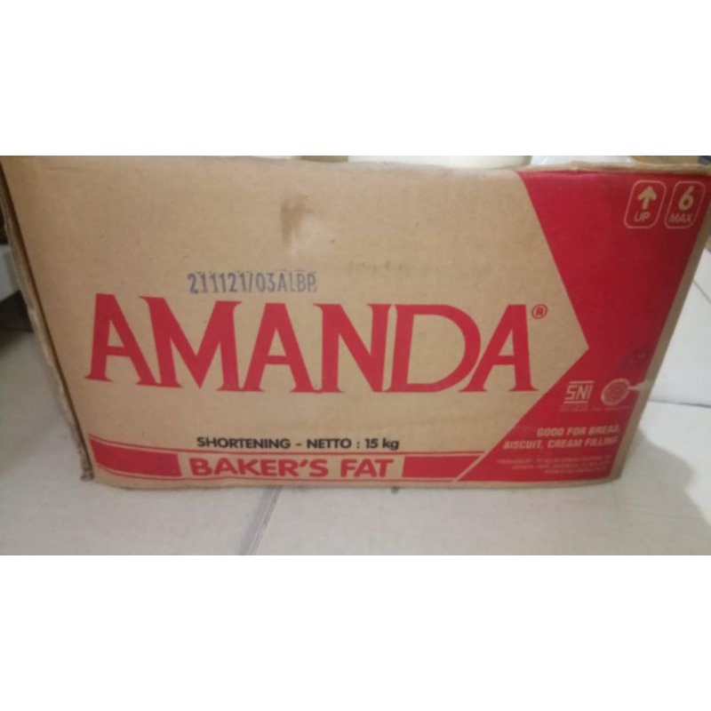 

Mentega Putih Amanda (1 kg)