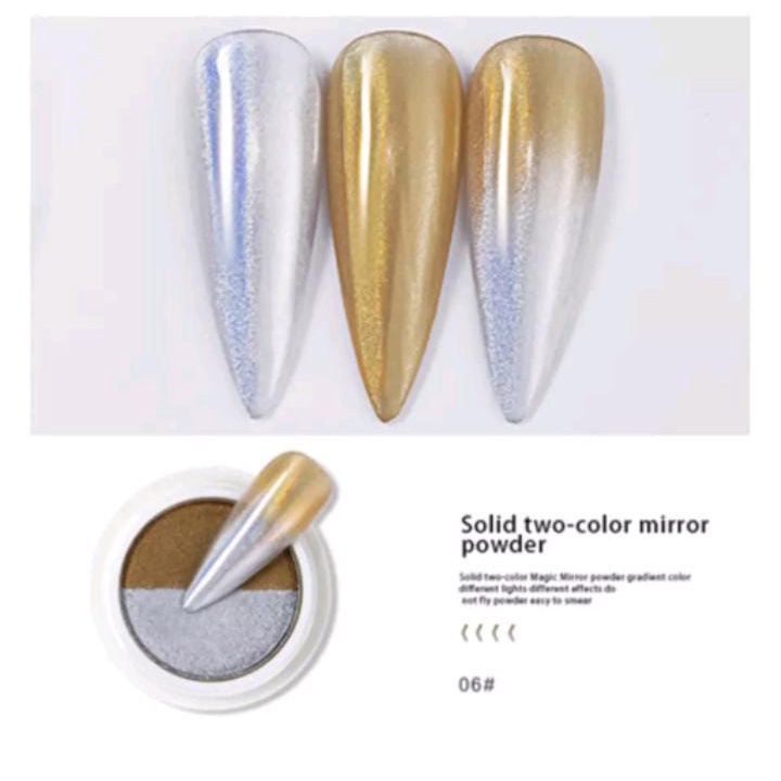 CHROME POWDER NAIL MIRROR CHROME NAIL ART / KUKU / KUTEK