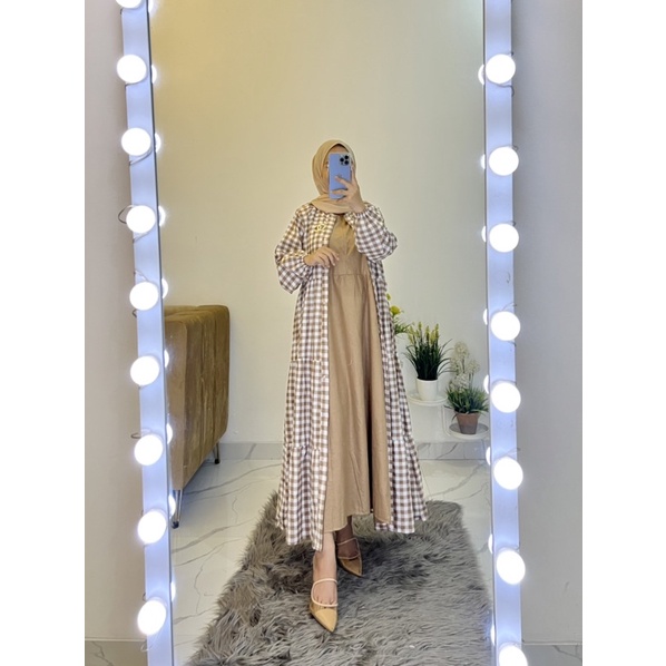 midi 2in1 linen kotak