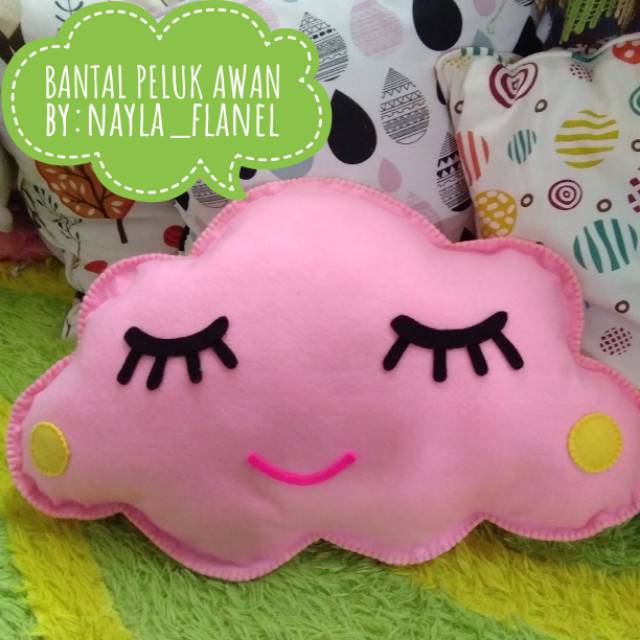 Bantal Peluk Awan Mata Merem Shopee Indonesia