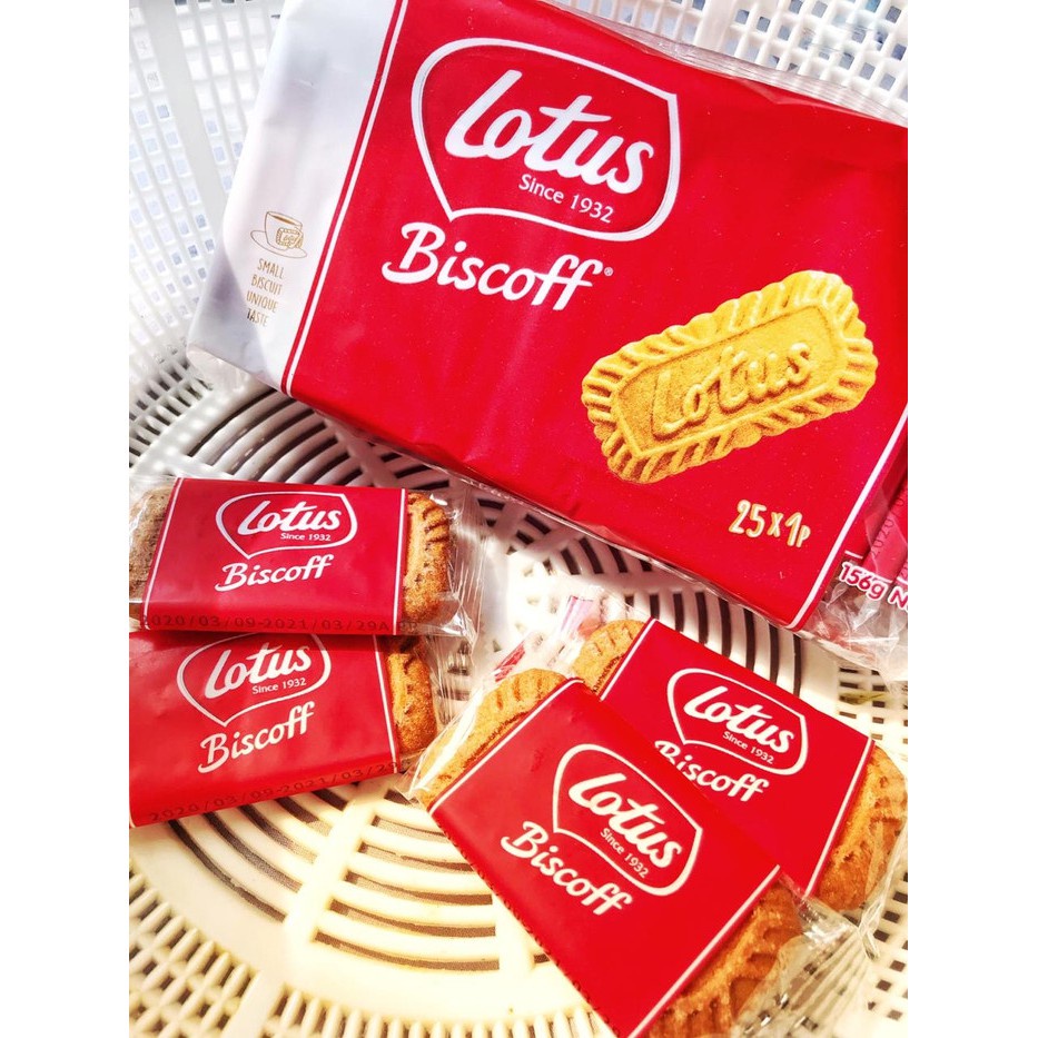 

Lotus Biscoff biscuit 156 gram caramelised individual pack