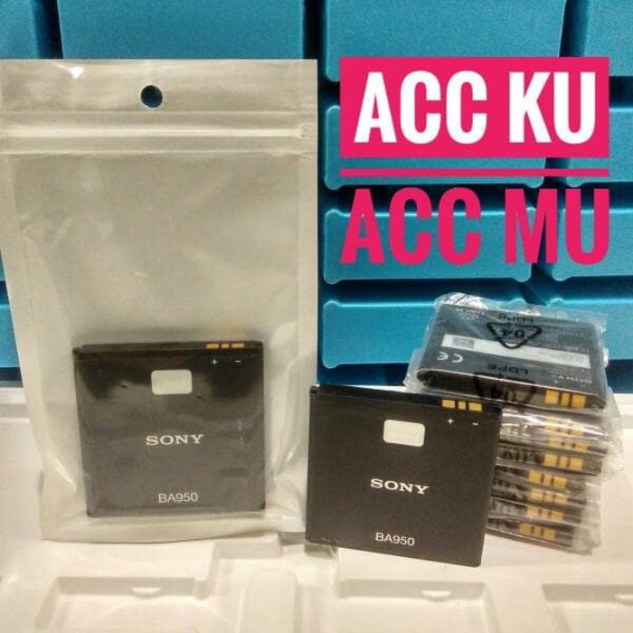 BATERAI SONY BS950 BATTERY SONY XPERIA ZR / BA950 / BA-950 ORIGINAL 100%