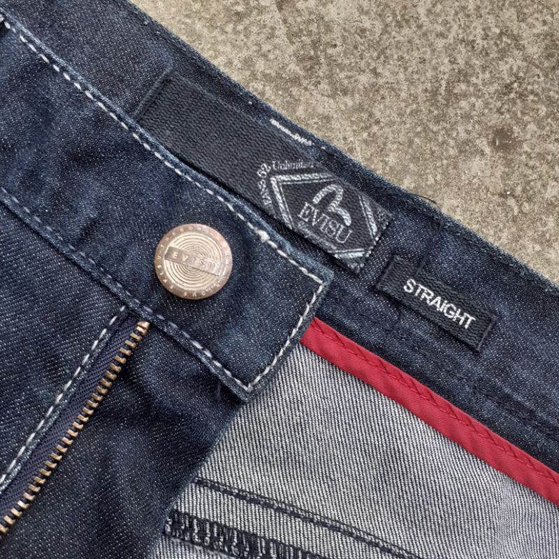 Evisu straight jeans selvedge