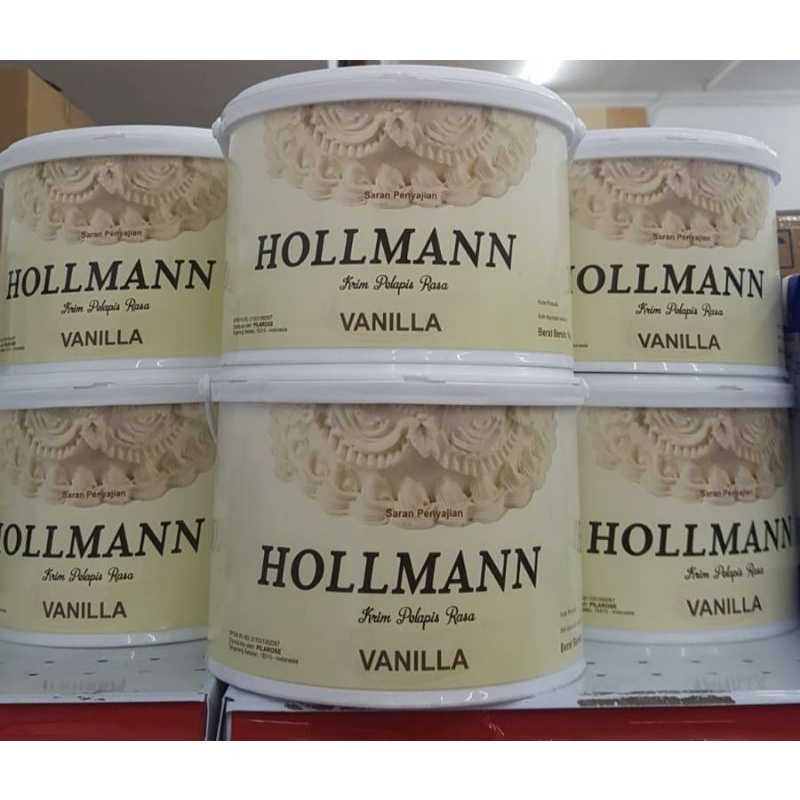 

Hollmann ButterCream Vanilla 1kg kemasan Original