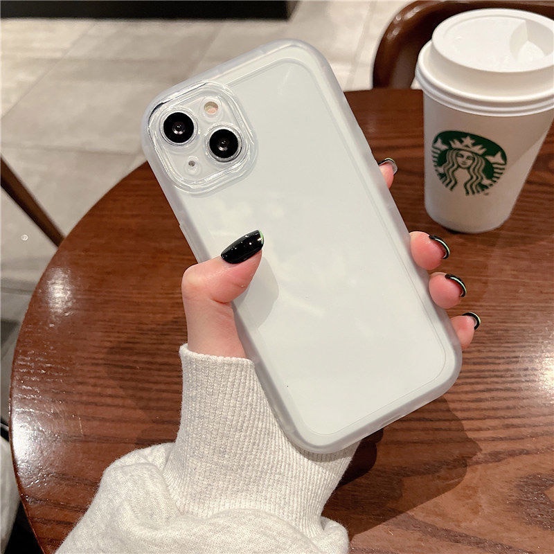 Soft Case Silikon Desain Hati 3d Dengan Rantai Ring Besar Untuk IPhone 12 13 11 Pro Max X Xs Max Xr 7 8 Plus Rmm844