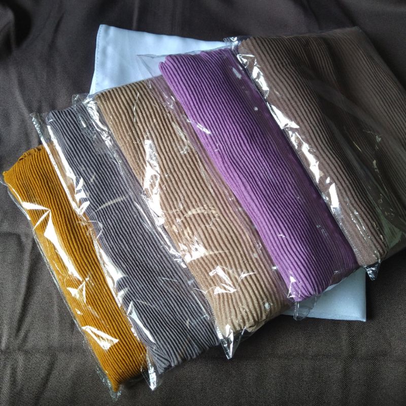 Nayara Scarf Pashmina plisket Ceruty babydoll