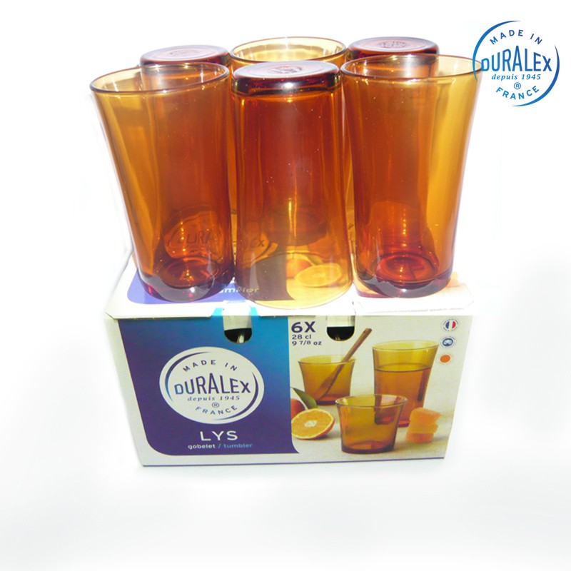 Gelas Panjang 28cl - 280 ml - 1011DB06 - 6 pcs  Duralex