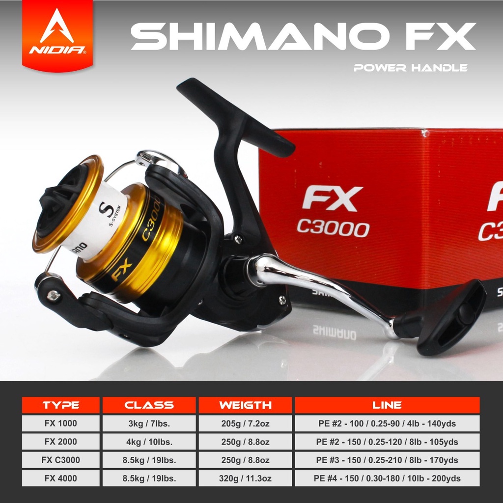 Jual Reel Spinning - SHIMANO FX | Shopee Indonesia