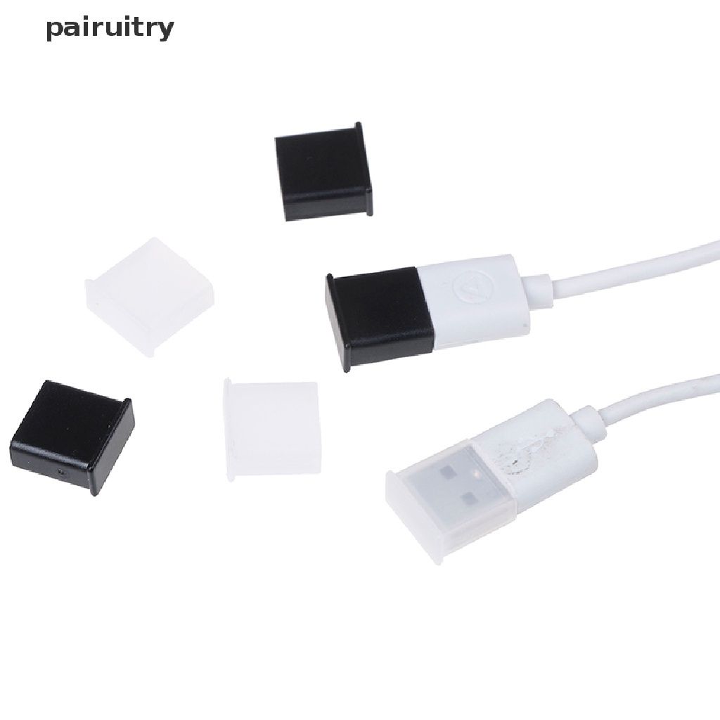 Prt 10Pcs Tutup Pelindung plug USB Bahan Plastik anti Debu PRT