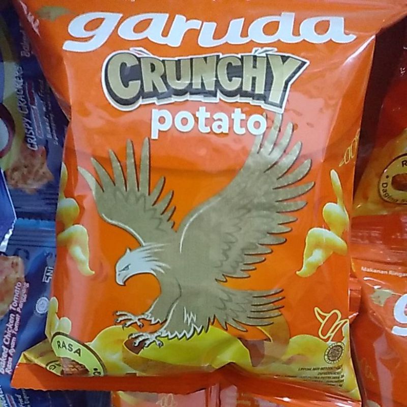 (BARU) GARUDA POTATO O'CORN CRUNCHY 10 bks x 13gr ( 1 renceng )