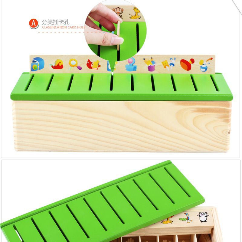 MAINAN EDUKASI MONTESSORI KOTAK KATEGORI / CLASSIFICATION BOX