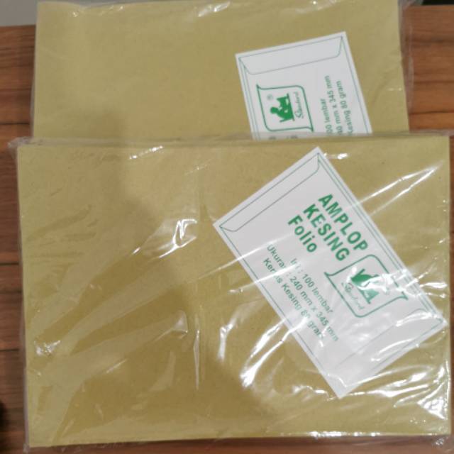 

Amplop Coklat Standard Folio (24x34,5cm)