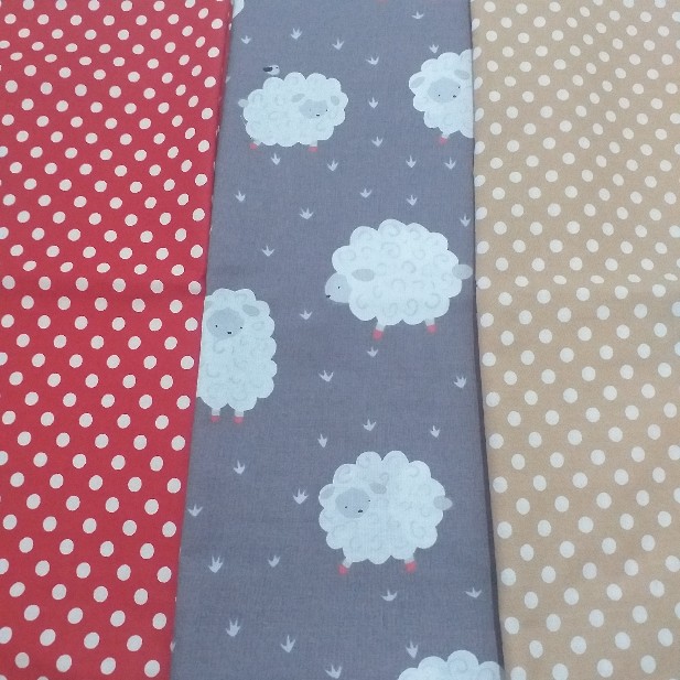 Fight Sheep - Kain Sprei Katun Lokal Meteran Grow