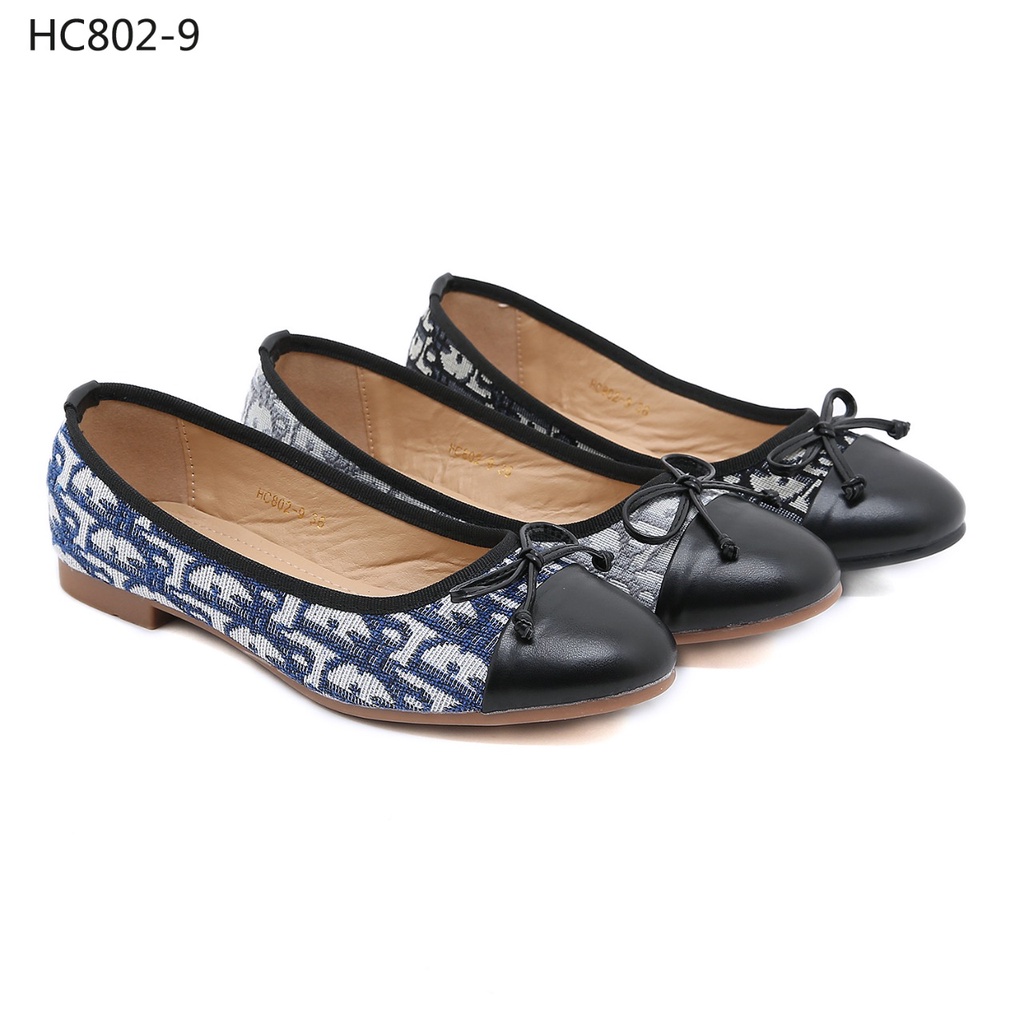 DR Oblique Flat Heel Shoes HC802-9