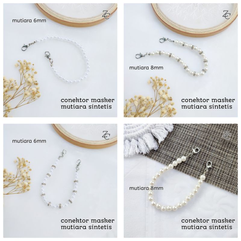 conector masker mutiara / konektor masker mutiara