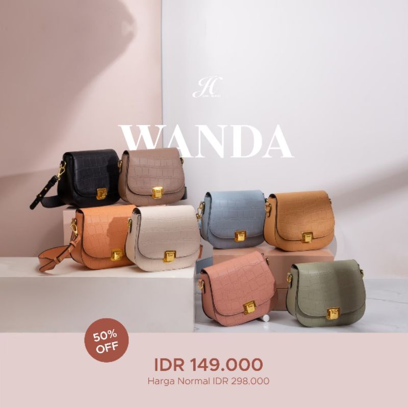 JIMSHONEY WANDA BAG - TAS SELEMPANG MODEL TERBARU ORIGINAL