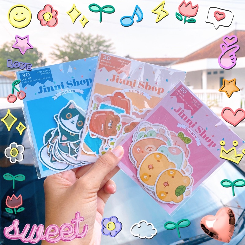 

[JINNI] 30sheets sticker kawaii