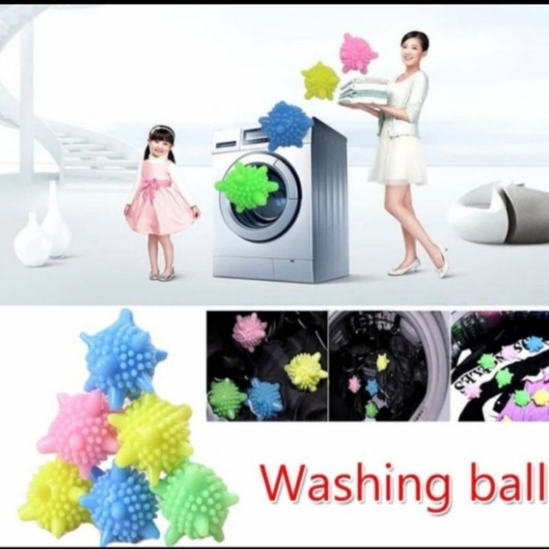 Bola Pencuci Baju Washing Ball Magic Bola Mesin Cuci Laundry