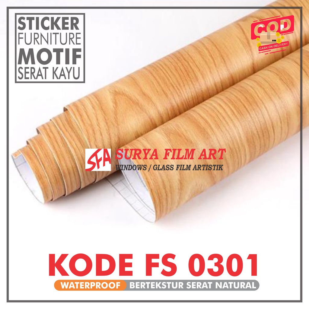 Stiker Marmer Stiker Furniture Lemari Motif Kayu