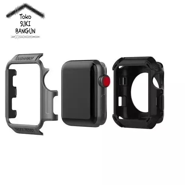 Bumper Case TOUGH ARMOR Solid Rubber for Apple Watch 38mm 42mm