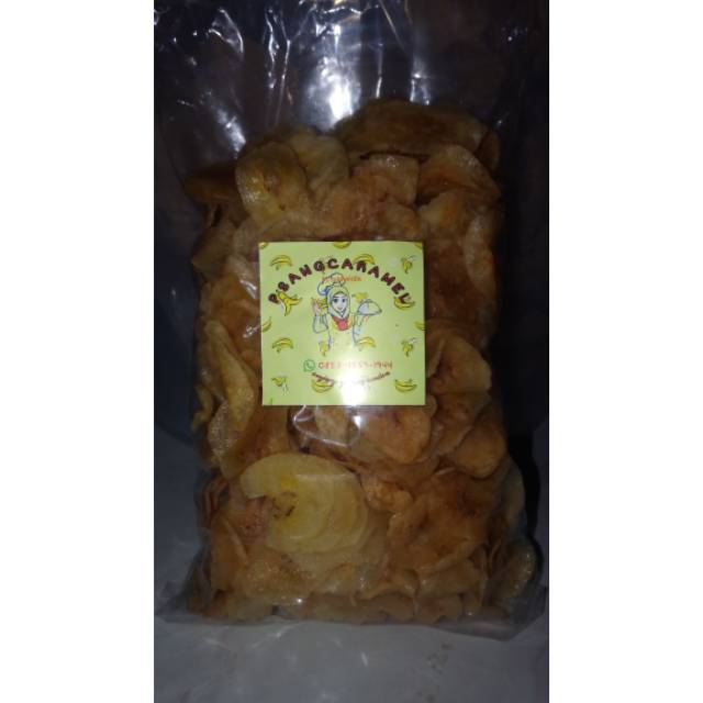 

Keripik pisang karamel